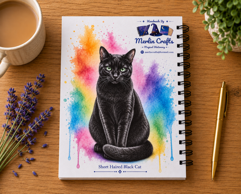 The Curious Cats Collection – Coat & Colour Handmade Cat Notebooks