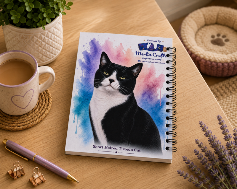 The Curious Cats Collection – Coat & Colour Handmade Cat Notebooks