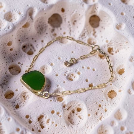Gold Sea Glass Bracelet