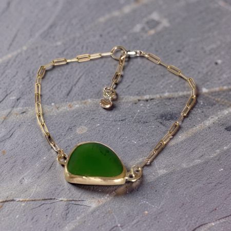 Gold Sea Glass Bracelet