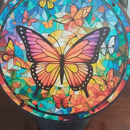 Butterfly Hanging Beaded Decoration