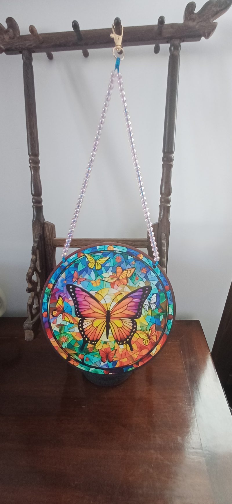 Butterfly Hanging Beaded Decoration