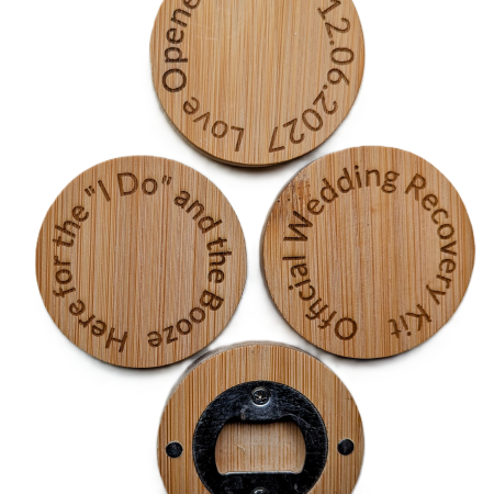 Wedding Favour Bottle Opener Magnets