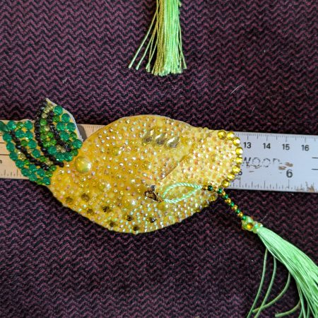 Handmade burlesque nipple tassels and pasties lemons