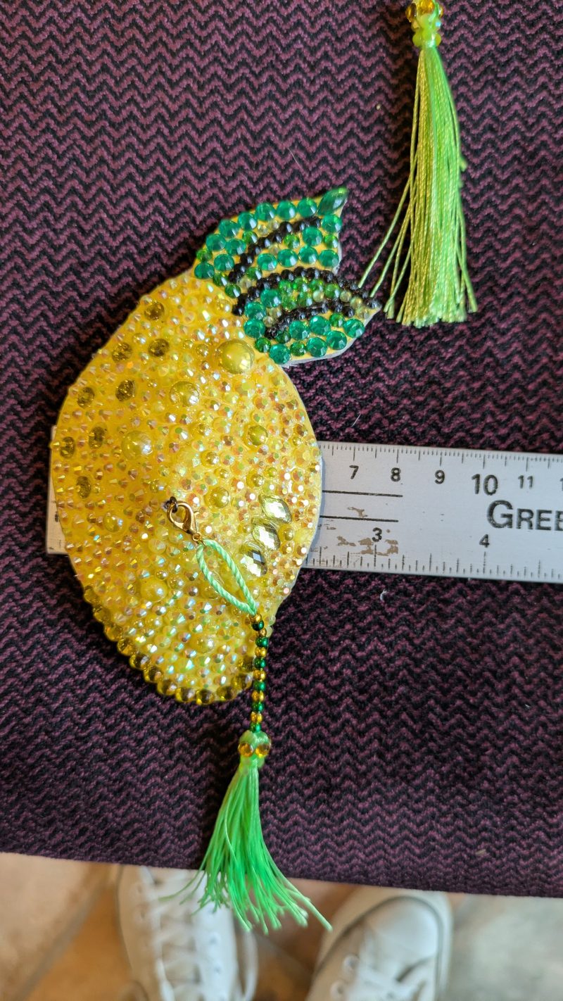 Handmade burlesque nipple tassels and pasties lemons