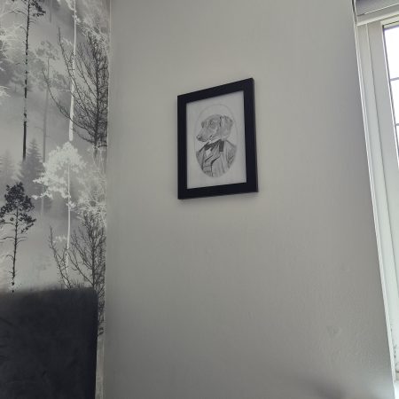 Original Hand-drawn Dachshund Portrait - Victorian Gentleman