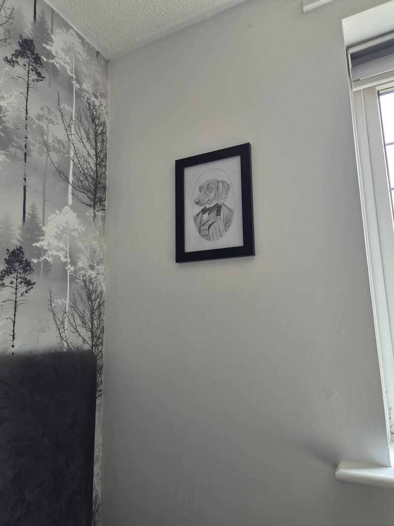 Original Hand-drawn Dachshund Portrait - Victorian Gentleman