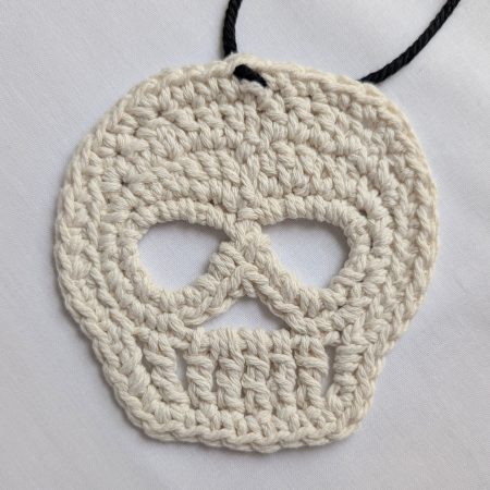 Crochet Pattern for Halloween Skull Bunting, Eco-Friendly Craft