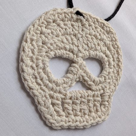 Crochet Pattern for Halloween Skull Bunting, Eco-Friendly Craft