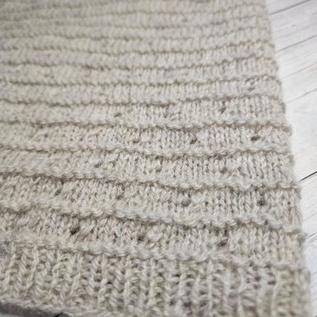 Handknitted 100% wool cowl.
