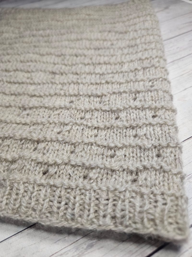Handknitted 100% wool cowl.