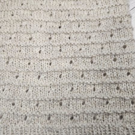 Handknitted 100% wool cowl.