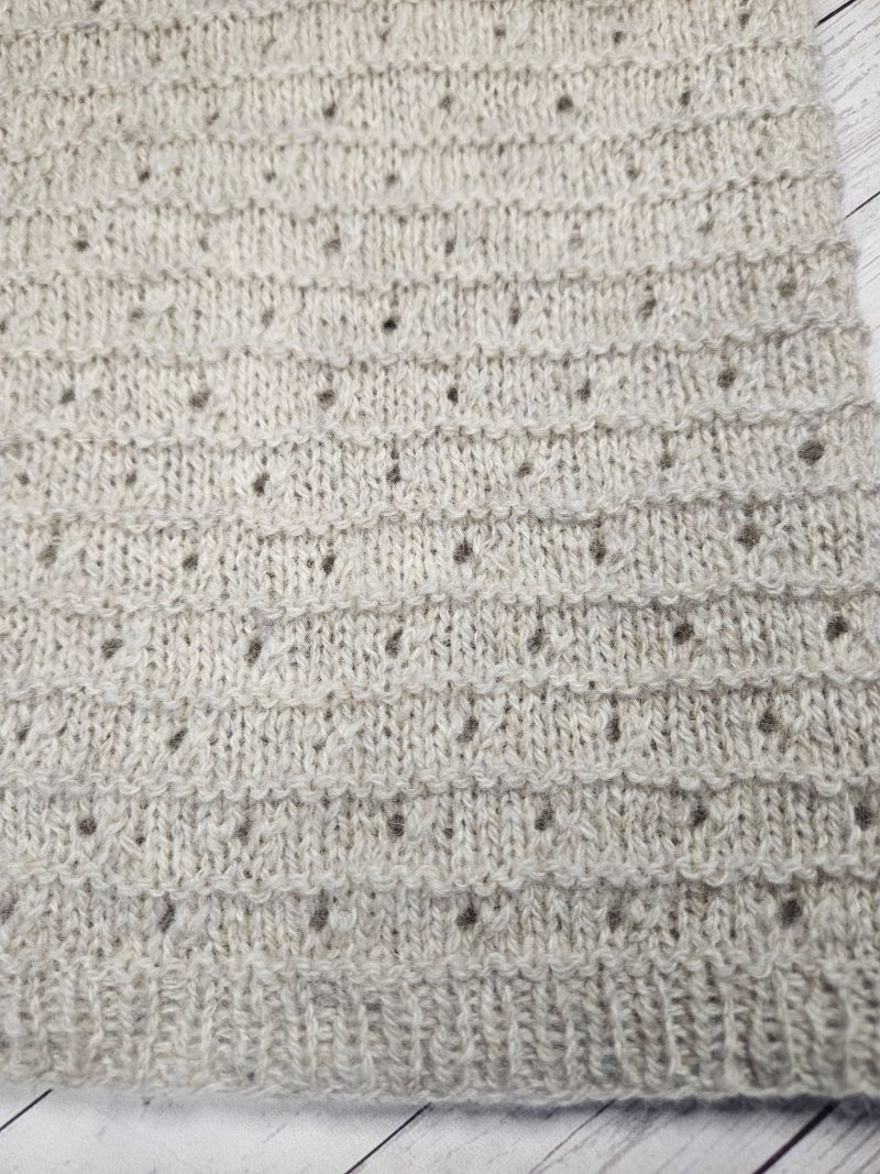 Handknitted 100% wool cowl.