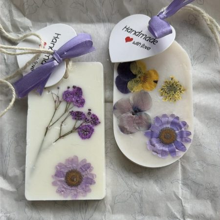 Handmade Botanical Wax Melt Hanger with Dried Flowers and Cord (Copy)