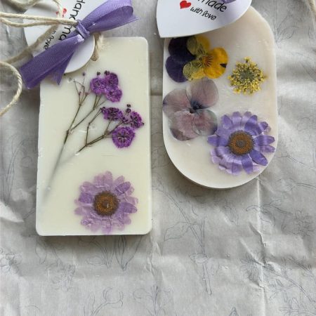 Handmade Botanical Wax Melt Hanger with Dried Flowers and Cord (Copy)
