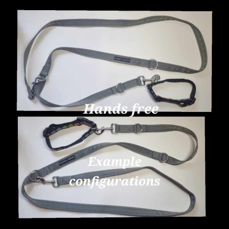 Double ended dog training lead