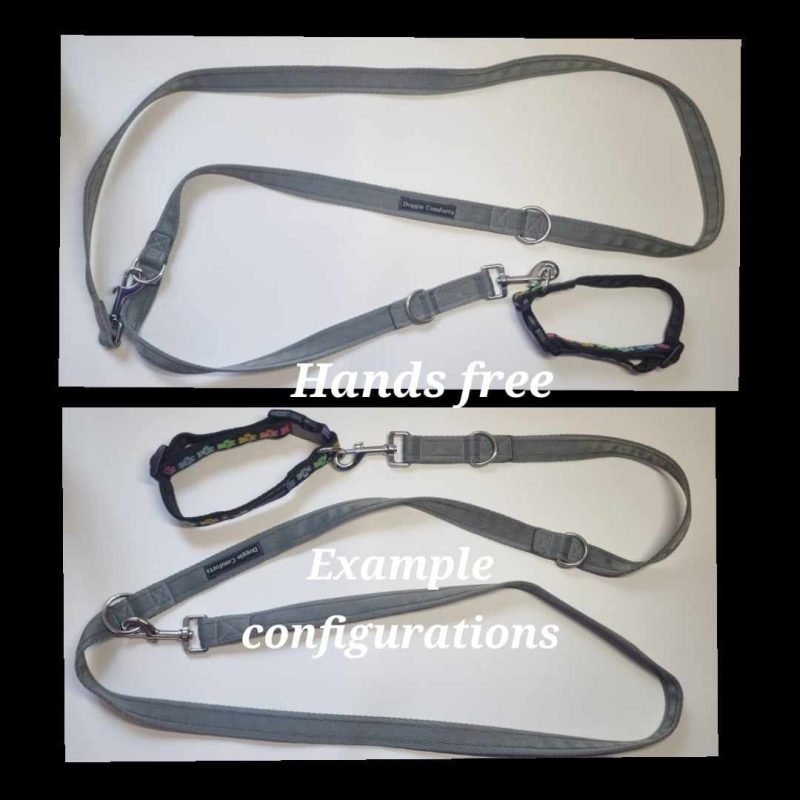 Double ended dog training lead