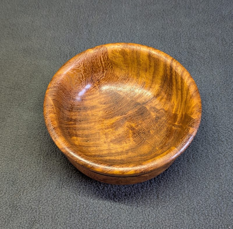 Hand made wooden bowl from wild mango