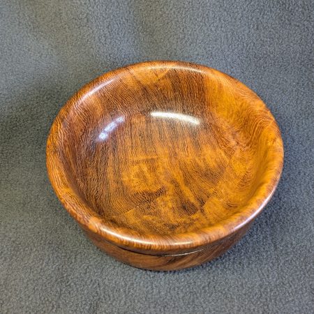Hand made wooden bowl from wild mango