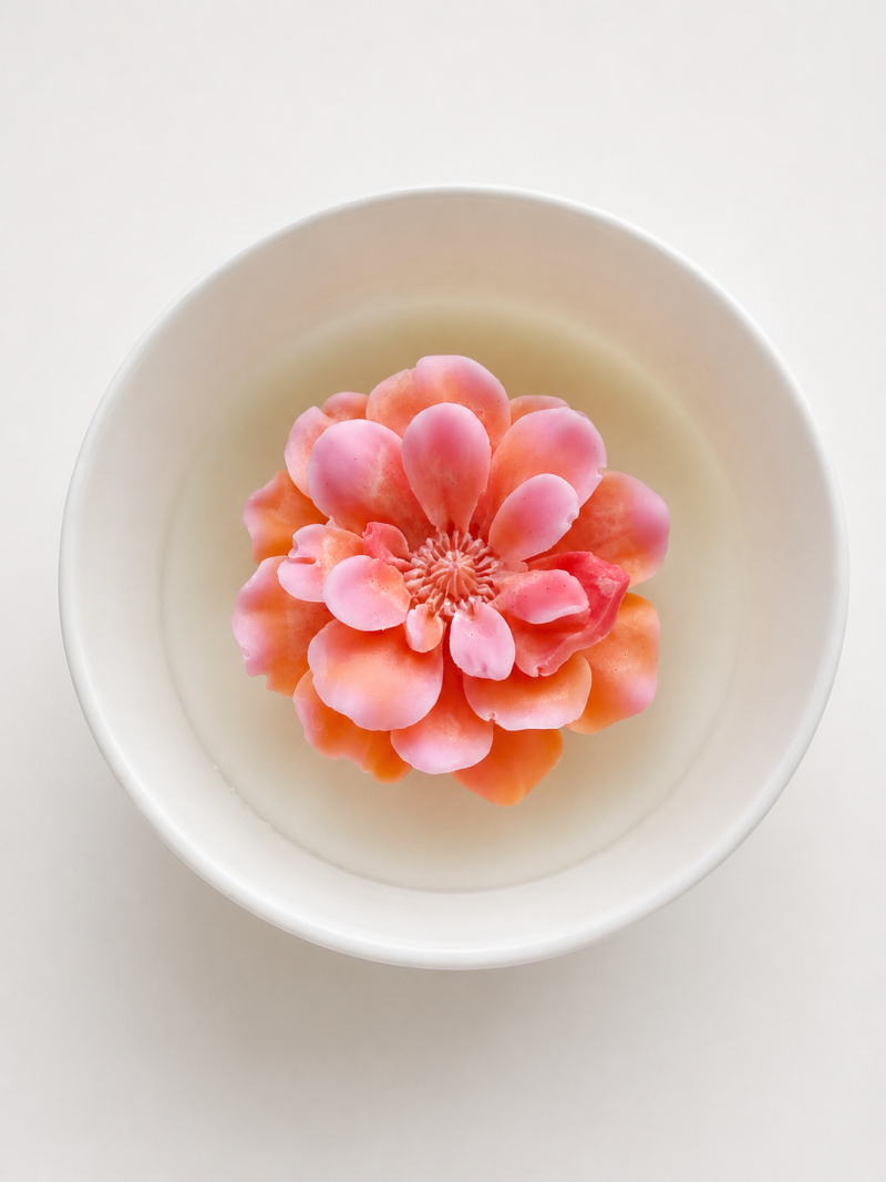 HandcraftedHandcrafted Wickless Coconut Wax Candle | Flameless Home Fragrance |
