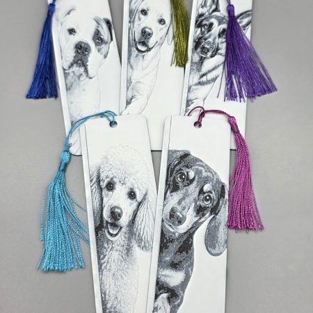 Dog themed bookmarks