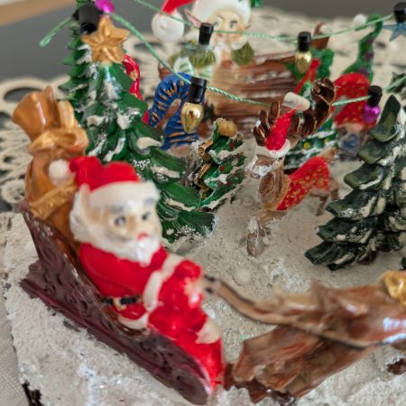 Hand made christmas standing ornament