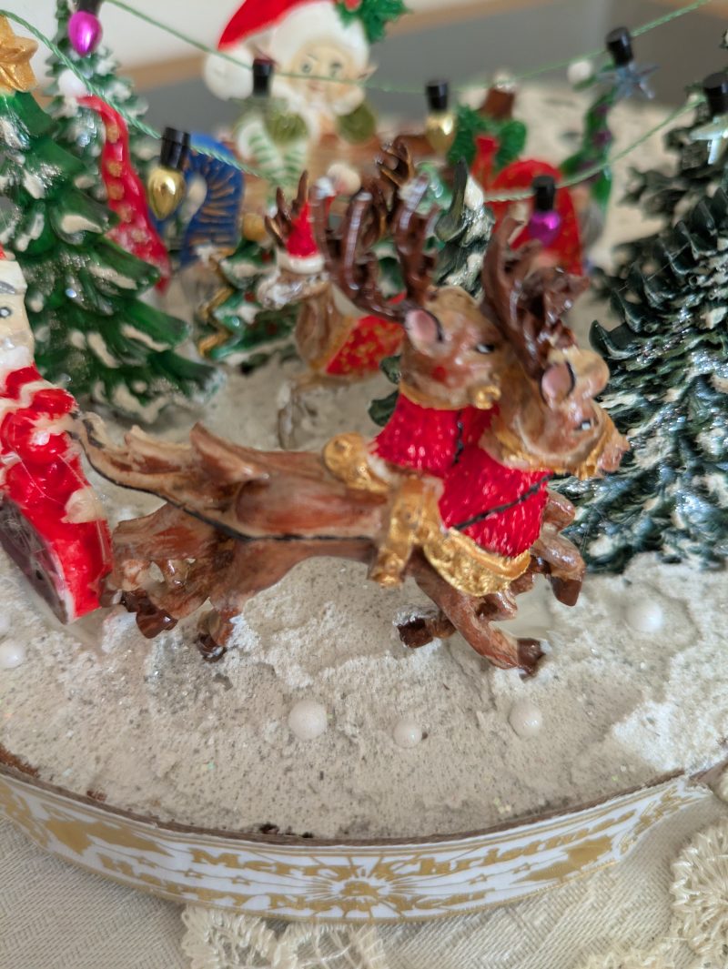 Hand made christmas standing ornament