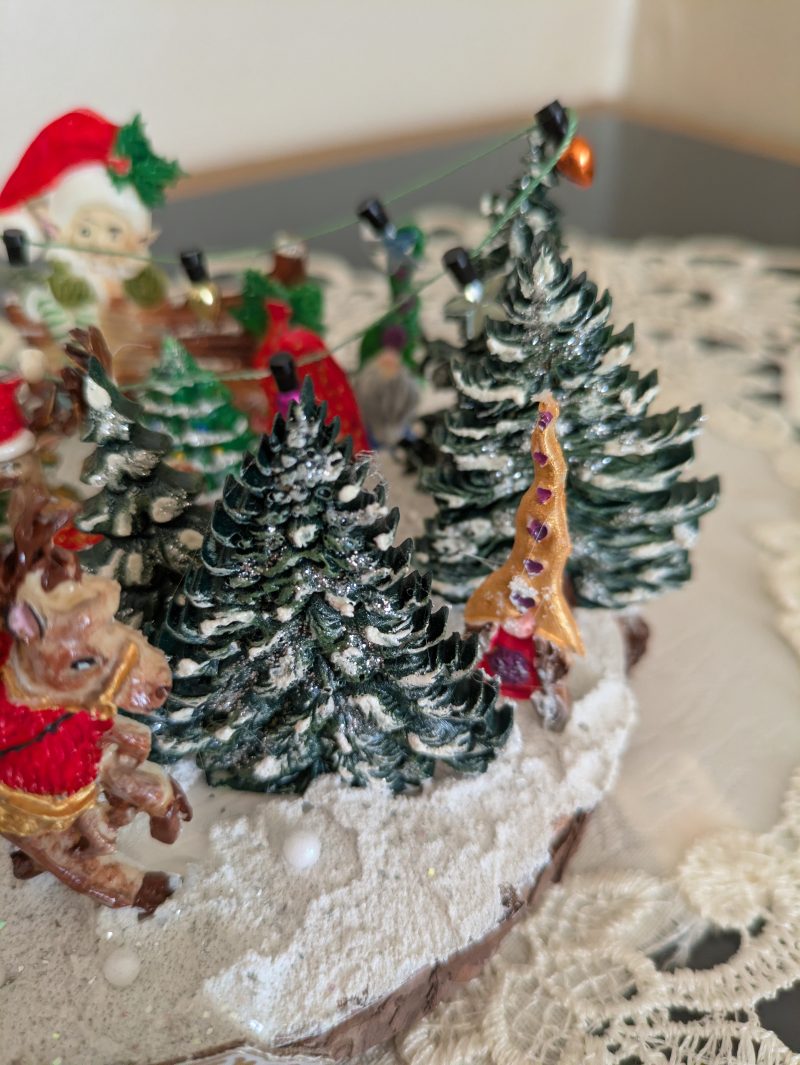 Hand made christmas standing ornament