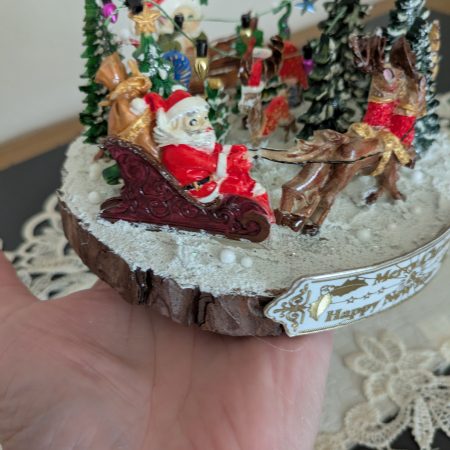 Hand made christmas standing ornament