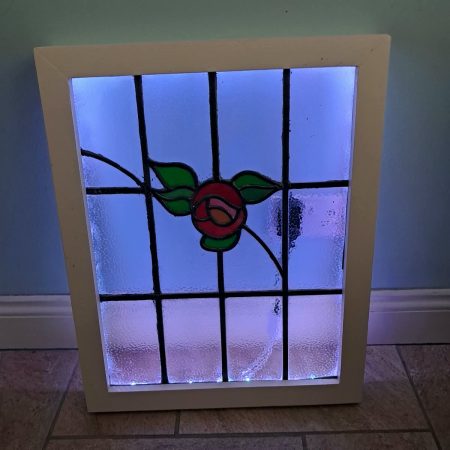 Wall mounted restored vintage wall light