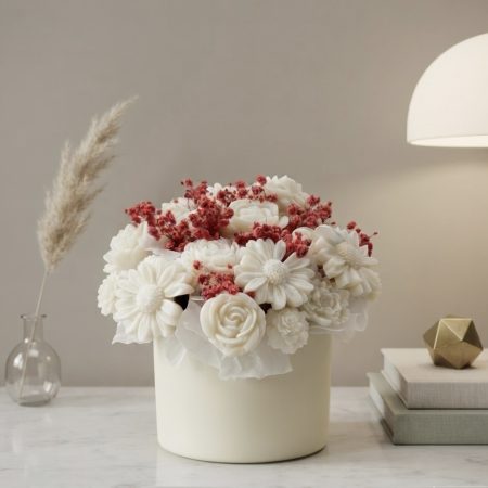 Luxury Wax Melt Flower Bouquet in a Hat Box (Copy)