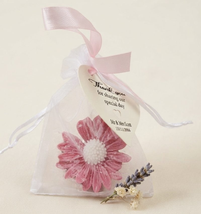 PERSONALISED FLORAL WAX MELT FAVOUR
