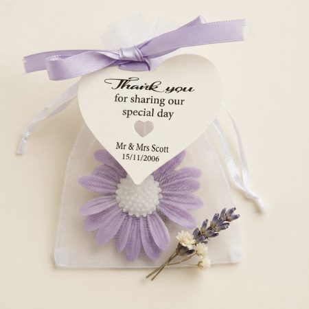 PERSONALISED FLORAL WAX MELT FAVOUR
