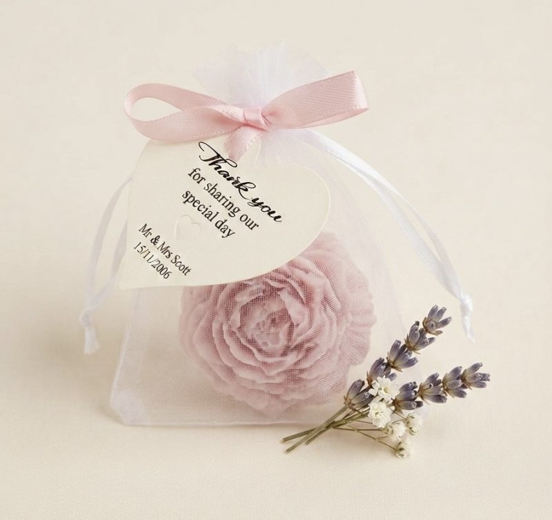 PERSONALISED FLORAL WAX MELT FAVOUR