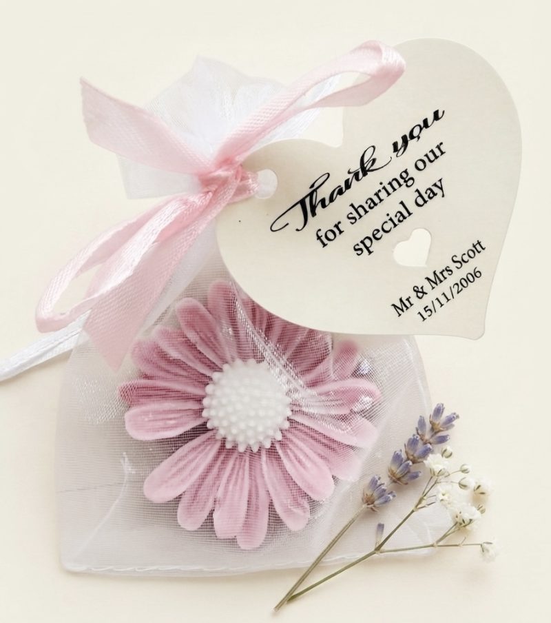 PERSONALISED FLORAL WAX MELT FAVOUR