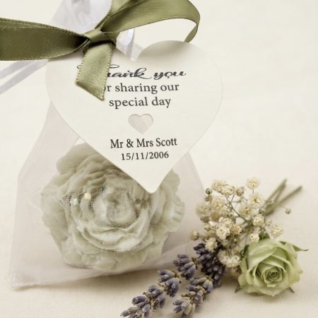 PERSONALISED FLORAL WAX MELT FAVOUR