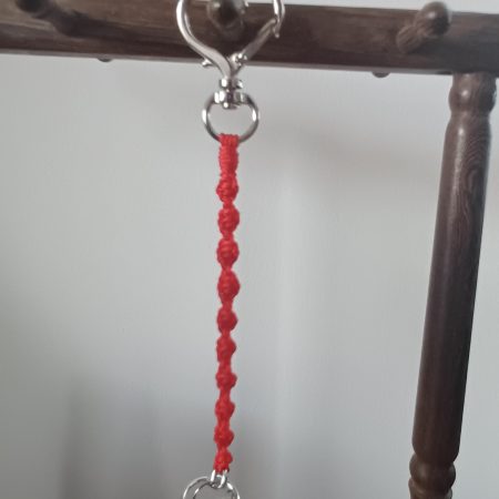 Red Cord Miniature Hanging Suncatcher – Flowers