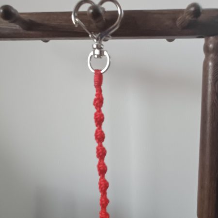 Red Cord Miniature Hanging Suncatcher – Circles
