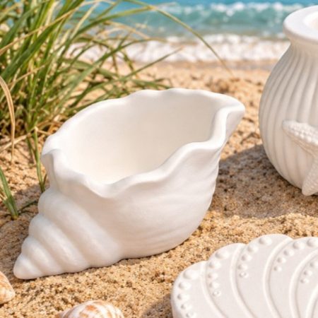 Shell Trinket Holder, Starfish Vase, Starfish Trinket Dish, Beach Inspired Dressing Table Decor, Beach Inspired Home Decor 🐚 🌊