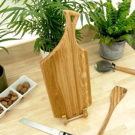 Solid Oak Serving Paddle Chopping Board - Life Signature