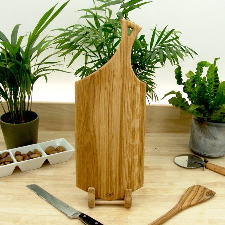 Solid Oak Serving Paddle Chopping Board - Life Signature