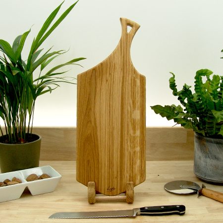 Solid Oak Serving Paddle Chopping Board - Life Signature