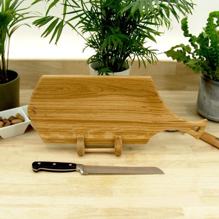 Solid Oak Serving Paddle Chopping Board - Life Signature