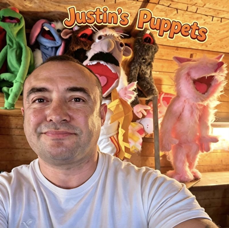Justin's puppets