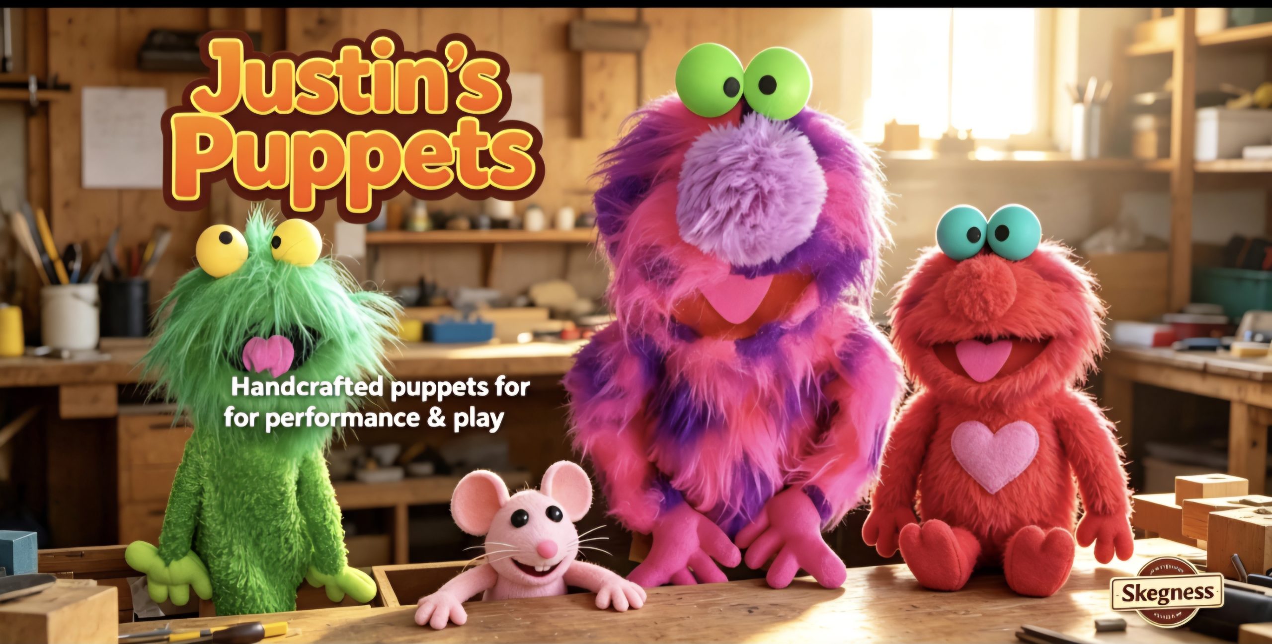 Justin's puppets