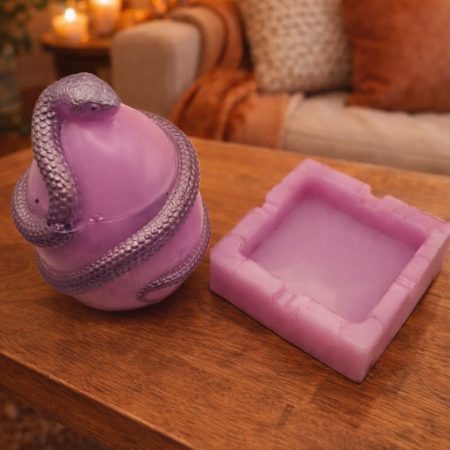 snake trinket pot with matching ashtray