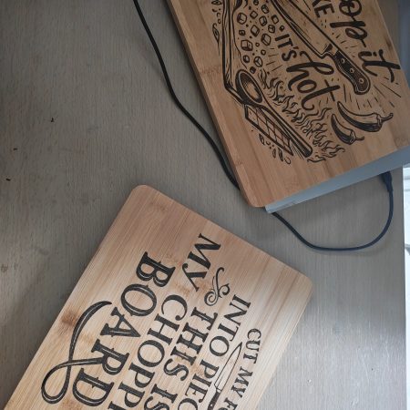 Laser Engraved Bamboo Chopping Boards – Funny Music & Kitchen Humor Collection