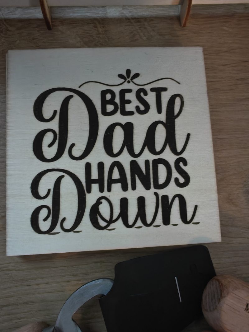 Laser Engraved Wooden Father's Day Coasters – Best Dad Ever Collection