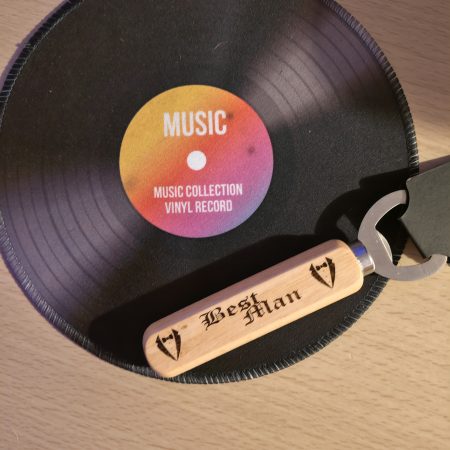 Laser Engraved Wooden Bottle Openers – Groomsmen, Best Man & Groom Gifts