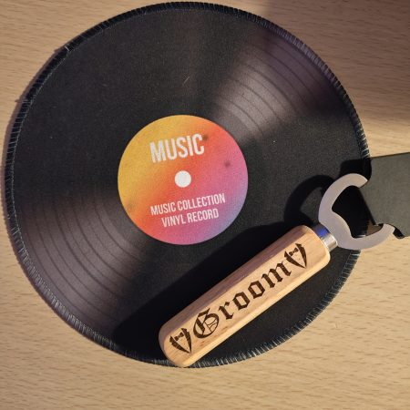 Laser Engraved Wooden Bottle Openers – Groomsmen, Best Man & Groom Gifts